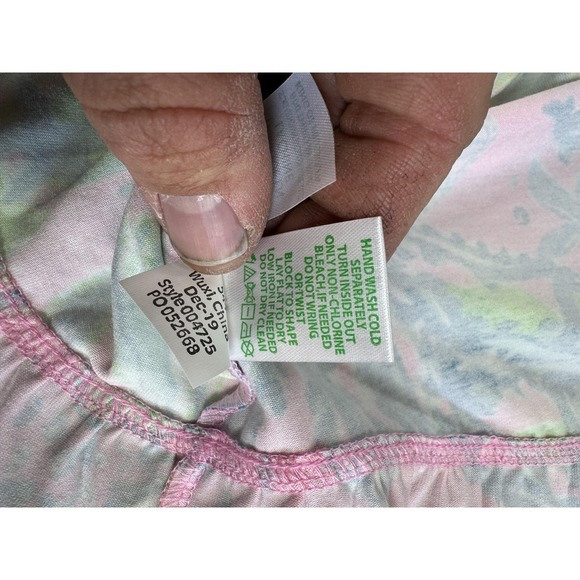 Lilly Pulitzer‎ Romper Womens Large Pink Jessalynne Wrap Romper Dress Mandevilla - Picture 8 of 10